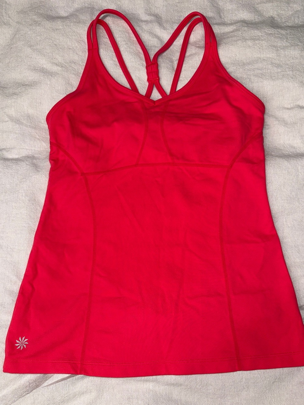 Athleta Bright Pink Strappy Performance Camisole